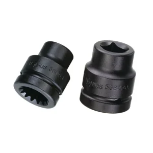 Genius Tools #5 Spline Dr. 21mm Budd Wheel Impact Socket – 546021S