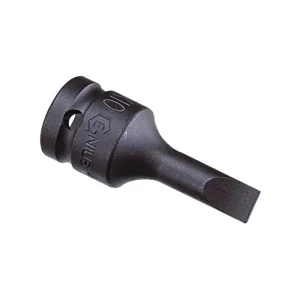 Genius Tools 3/8″ Dr. 10mm Plain Slotted Head Driver 60mmL – 3460P10