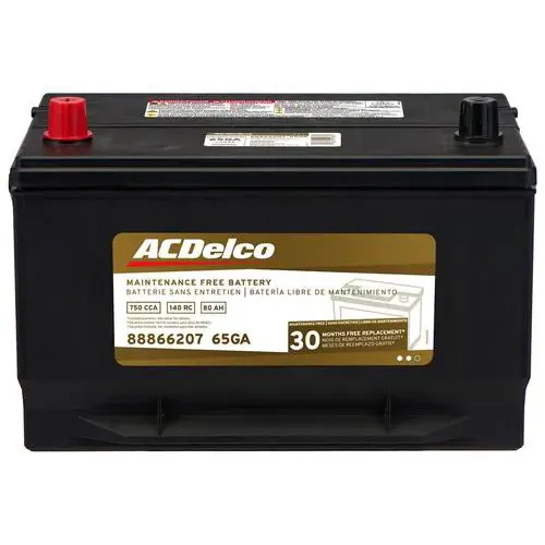 ACDelco Top Post Battery Group Size 65 680 CCA 140 Minute RC – 65GA