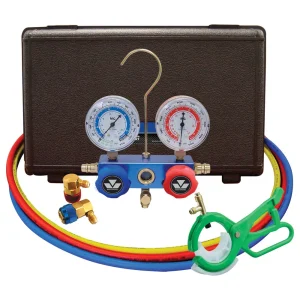 Mastercool R134a Manifold Gauge Set With Side Mount Can Tap Valve (89660-PRO5)