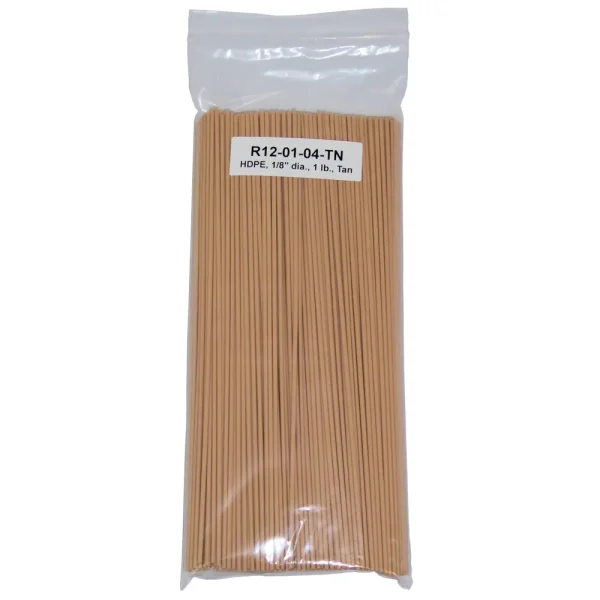 Polyvance High Density Polyethylene (Hdpe) Rod, 1/8″ Diameter, 1 Lb., Tan (R12-01-04-TN)