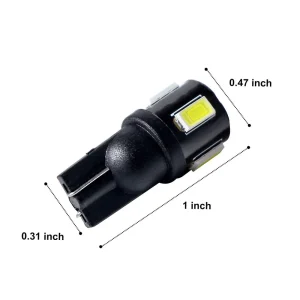 Race Sport 100-PACK of T10 6-LED (5630) Replacement Bulbs White (1005406)