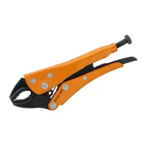 Grip-on 5in. Locking Pliers, 1-1/8in. Jaw Opening, Curved Jaws 111-05