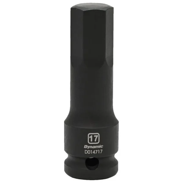 Dynamic Tools 1/2in. Drive Metric Hex Head 17mm Bit Impact Socket D014717