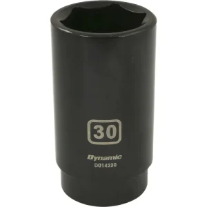 Dynamic Tools 1/2in. Drive 6 Point Metric 30mm Deep Length Impact Socket D014230