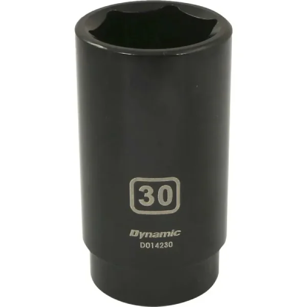Dynamic Tools 1/2in. Drive 6 Point Metric 30mm Deep Length Impact Socket D014230