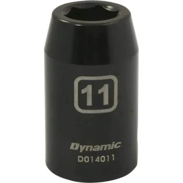 Dynamic Tools 1/2in. Drive 6 Point Metric 11mm Standard Length Impact Socket D014011