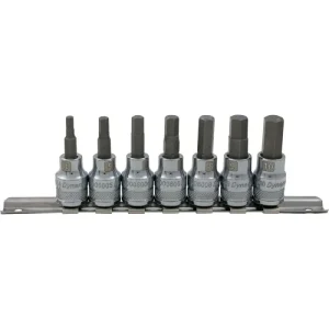 Dynamic Tools 3/8in. Drive 7 Piece Metric Standard Hex Socket Set 4mm – 10mm D010016 - view 2