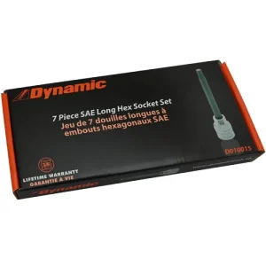 Dynamic Tools 3/8in. Drive 7 Piece SAE Long Hex Socket Set 1/8in. – 3/8in. D010015 - view 3