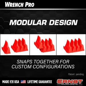 Ernst Wrench Pro – Modular Wrench Storage For 20 Wrenches – Black (5400) - view 4
