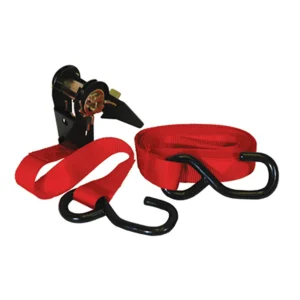 K Tool 73861 Tie Down Ratcheting 1″ x 13′ 1200 LB. Capacity – Forged Hooks