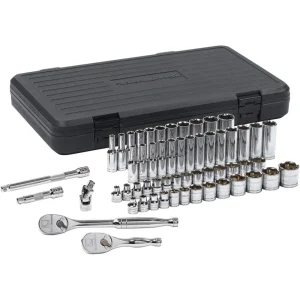 Gearwrench 80550 57 piece 3/8″ Drive 6 Point Socket Set