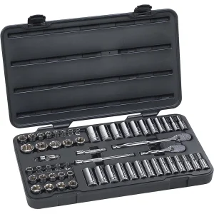 Gearwrench 80550 57 piece 3/8″ Drive 6 Point Socket Set - view 2