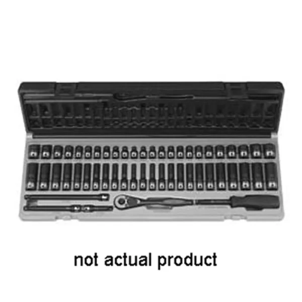 Grey Pneumatic 1/4″ Drive x 7mm Standard Duo-Socket – 6 Point (89007M)