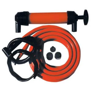 K Tool 72250 Deluxe Siphon Transfer Pump, Hand Operated, for Most Liquids, with Two Hoses