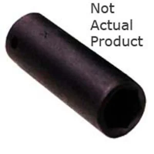 K Tool 32224 Impact Socket, 3/8″ Drive, 3/4″, 6 Point, Deep