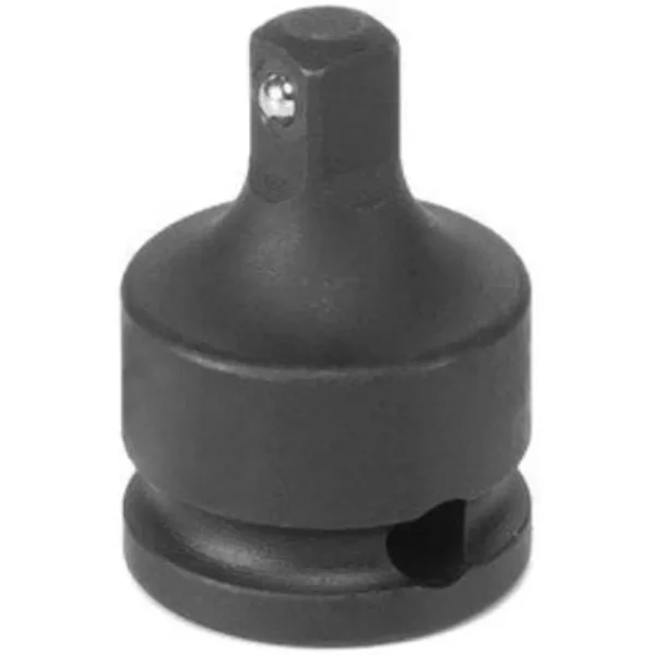 Grey Pneumatic 3/8″ Female x 1/2″ Male Adapter w/ Locking Pin (1138AL)