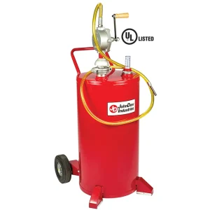 John Dow Industries 25-Gallon UL Listed Steel Gas Caddy with Pump (FC-25GC)