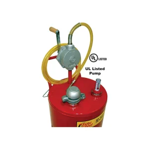 John Dow Industries 25-Gallon UL Listed Steel Gas Caddy with Pump (FC-25GC) - view 2