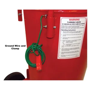 John Dow Industries 25-Gallon UL Listed Steel Gas Caddy with Pump (FC-25GC) - view 3