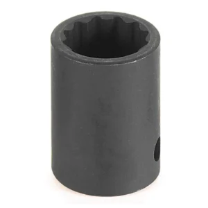 Grey Pneumatic 1/2″ Drive x 24mm Standard – 12 Point Socket (2124M) - view 2