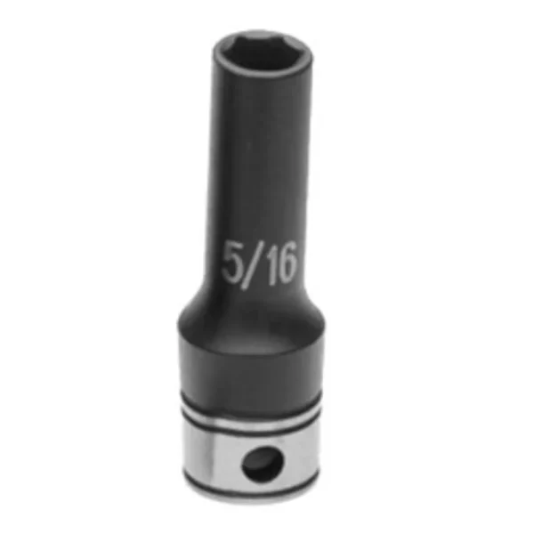 Grey Pneumatic 3/8″ Drive x 5/16″ Deep Duo-Socket – 6 Point (81010D)