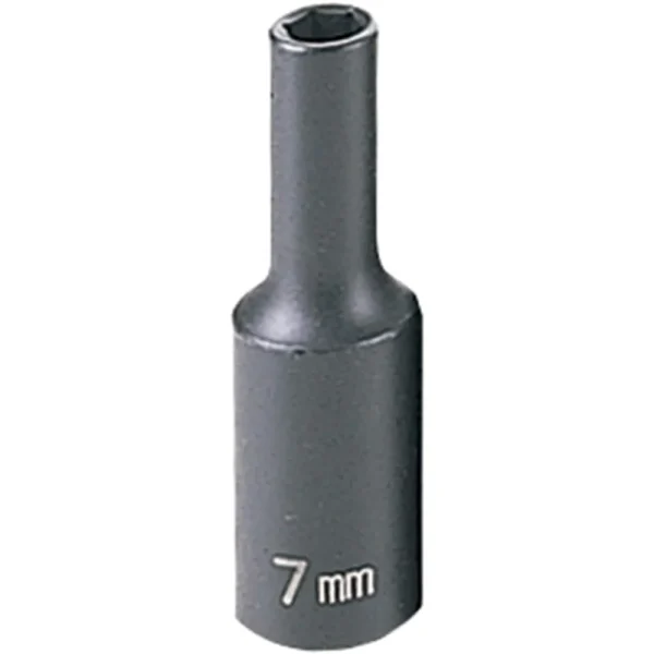 Grey Pneumatic 3/8″ Drive x 7mm Deep Socket (1007MD)