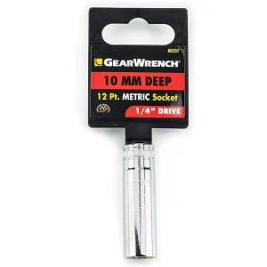 Gearwrench 80237 1/4″ Drive 12 point Deep Socket 10mm - view 2