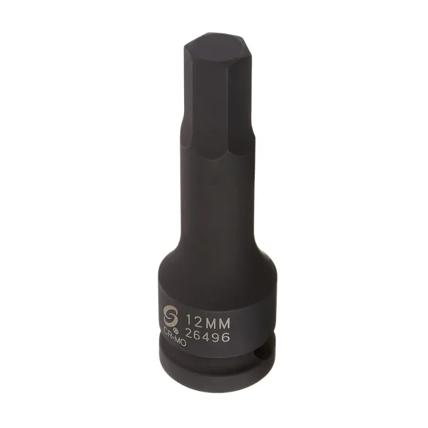 Sunex 1/2″ Dr. 12 mm Hex Drive Impact Socket (26496)