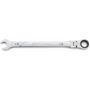 Gearwrench 86219 120XP Universal Spline XL Flex-Head Combination Ratcheting Wrenches, Open Stock, 19mm
