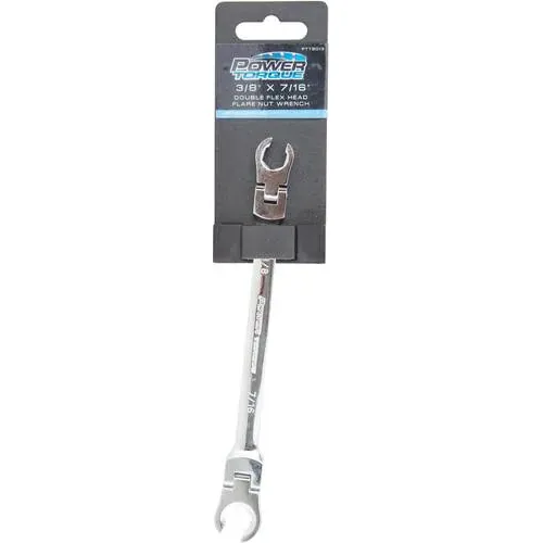 Power Torque 3/8, 7/16 Inch Double Flexible Flare Nut Wrench – GM0025
