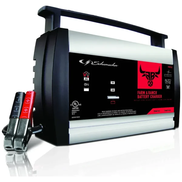 Schumacher 10 Amp 6, 12 Volt Battery Charger – FR01242