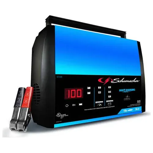 Schumacher 15 Amp 6, 12 Volt Battery Charger – SC1359