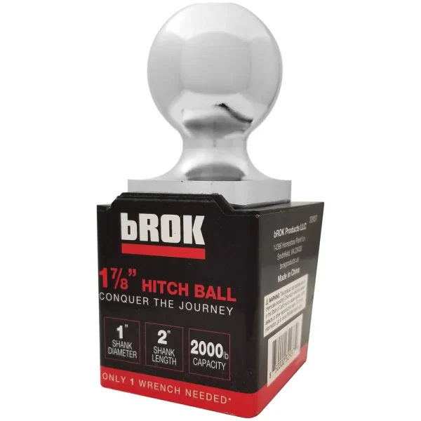bROK Products 1-7/8 Inch Hitch Ball – 32937