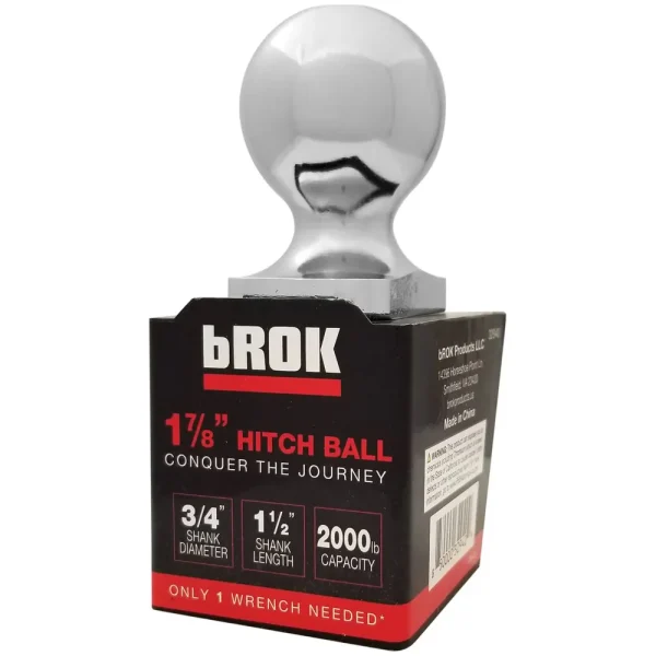 bROK Products 1-7/8 Inch Hitch Ball – 32940