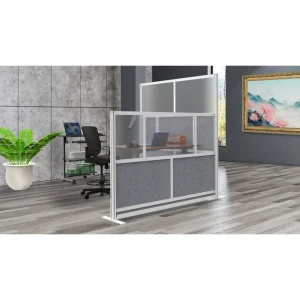 Luxor Workspaces Modular Room Divider Wall, 53″X70″ Add-On Wall (MW-5370-XFCG) - view 4