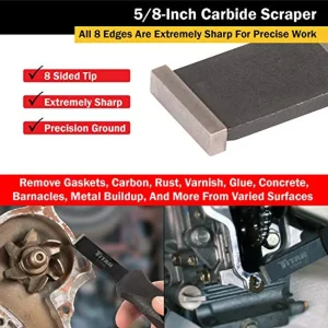Titan Tools 17010 5/8-Inch Carbide Scraper - view 4