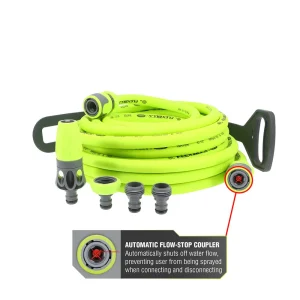Flexzilla Garden Hose Kit with Quick Attachments 1/2″ x 50′ (HFZG12050QN) - view 3