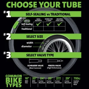 Slime Extra Strong Self-Sealing Bicycle Tube 24″ x 1.75-2.125″ Schrader (30047) - view 2