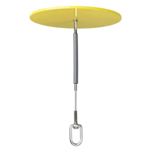 PeakWorks V8223145 Resuable Steel Drop Thru Anchor, Yellow, 12″ x 8″