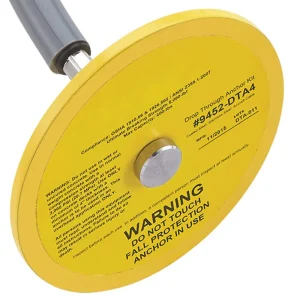 PeakWorks V8223145 Resuable Steel Drop Thru Anchor, Yellow, 12″ x 8″ - view 4
