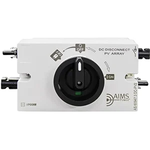 AIMS Power Solar PV DC Quick Disconnect Switch 1200V 32 Amp (DC1200V32A)