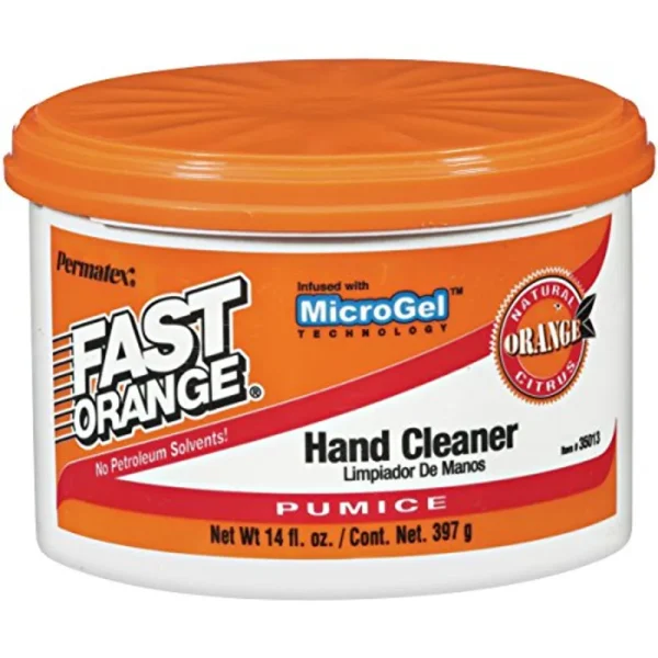 Permatex Fast Orange Pumice Cream Hand Cleaner 14 oz Natural Citrus Power (35013)