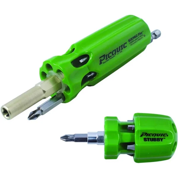 Picquic Dynamic Duo Sixpac Plus & Stubby Combo Pack, Gecko Green Opaque (44105)