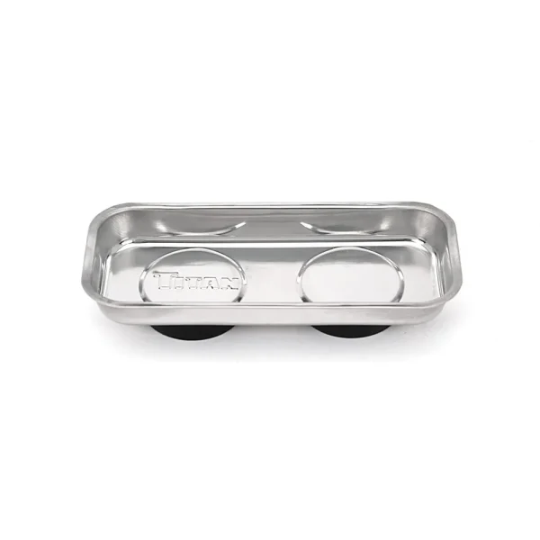 Titan Tools 5-7/8 in. x 2-1/2 in. Mini Rectangular Magnetic Parts Tray (11196)