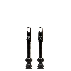 VIAIR TLC 50mm High Flow Black Tubeless Valve Stem for Bikes (60500BK)