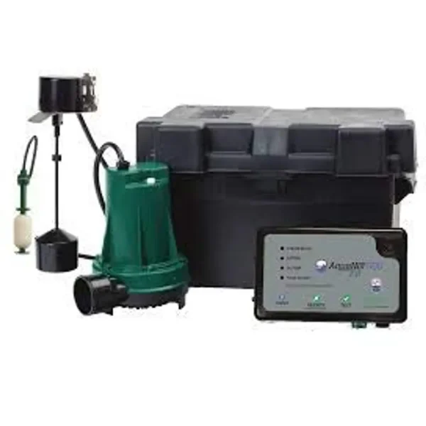 Zoeller Aquanot Fit 12-Volt Dc Battery Back-Up Sump Pump System (508-0014)