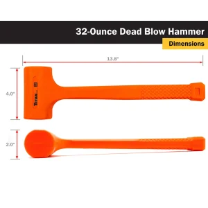 Titan Tools 32 oz. Dead Blow Hammer (63032) - view 3