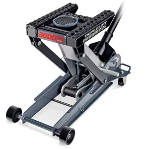 Powerbuilt 620622 3000 Pound Triple Lift Garage Jack, Heavy Duty Vehicle