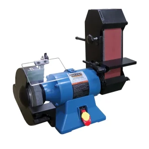 Baileigh 110V 8″ Industrial Bench Grinder with 4″ x 36″ Belt Grinder (1227899)